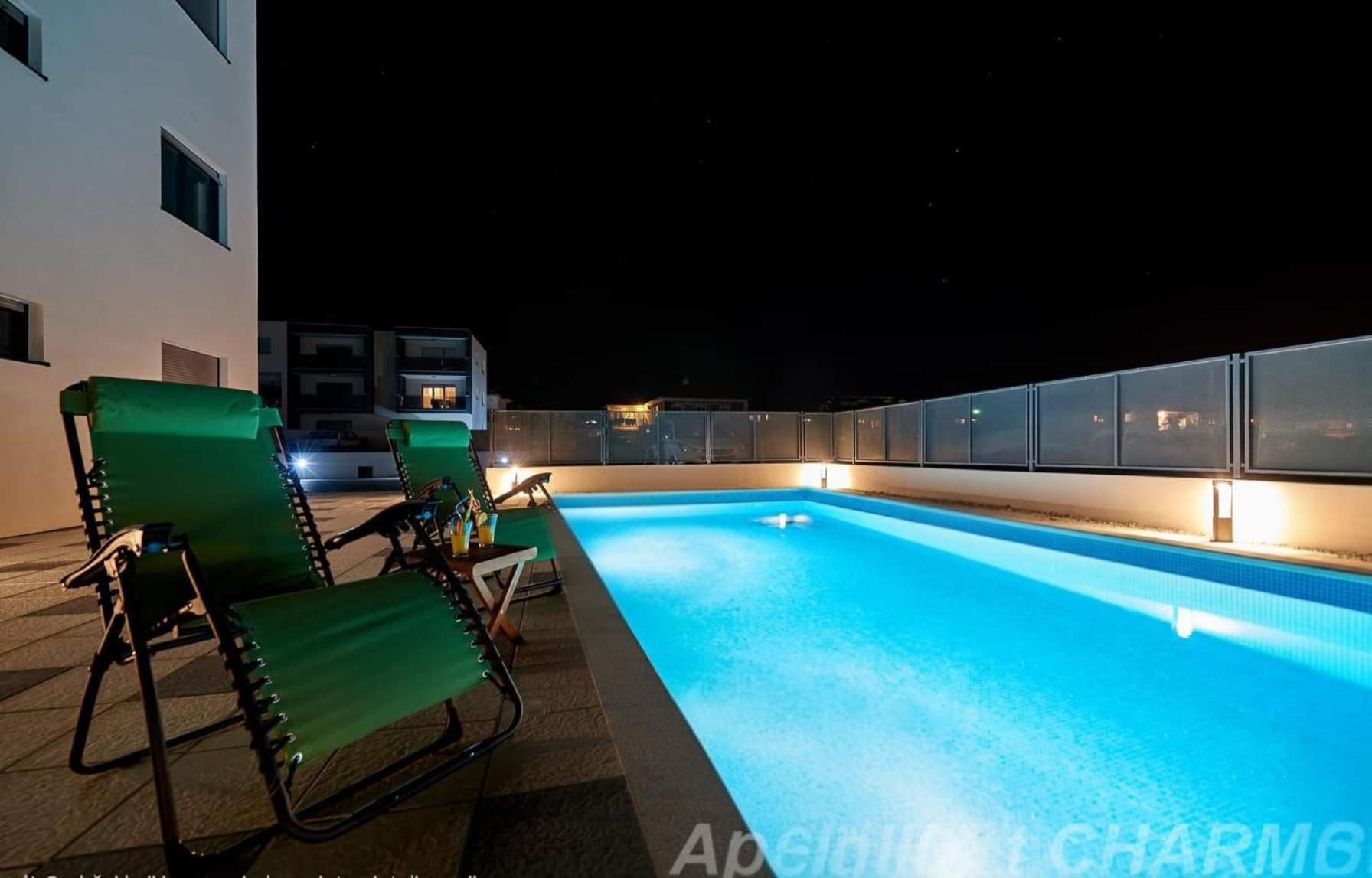Luxury Apartment Charm With Pool Trogir Kültér fotó